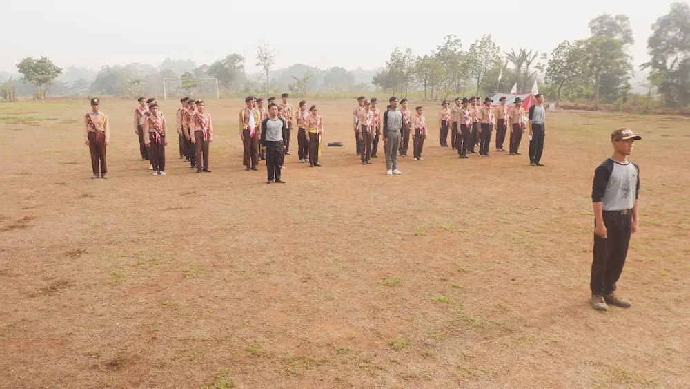 Kegiatan character building siswa dengan pengembangan sosial dan kepemimpinan